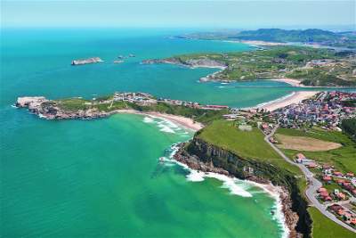 Suances, villa marinera en la costa de Cantabria
